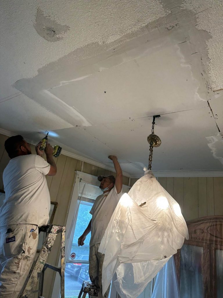 Drywall Ceiling Restoration Process
