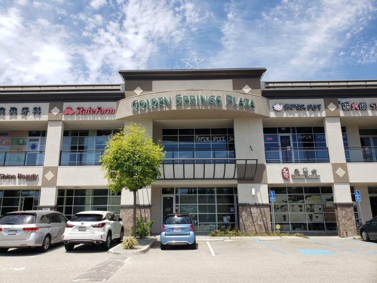 Shopping Center Exterior Painted