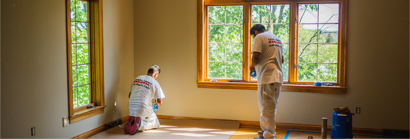 Different interior paint finishes