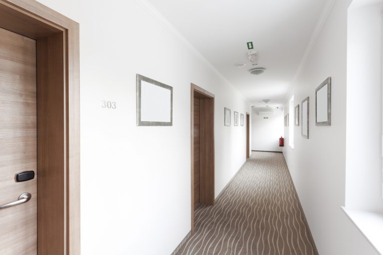 White Minimalist Hallway