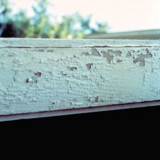 Cracked paint