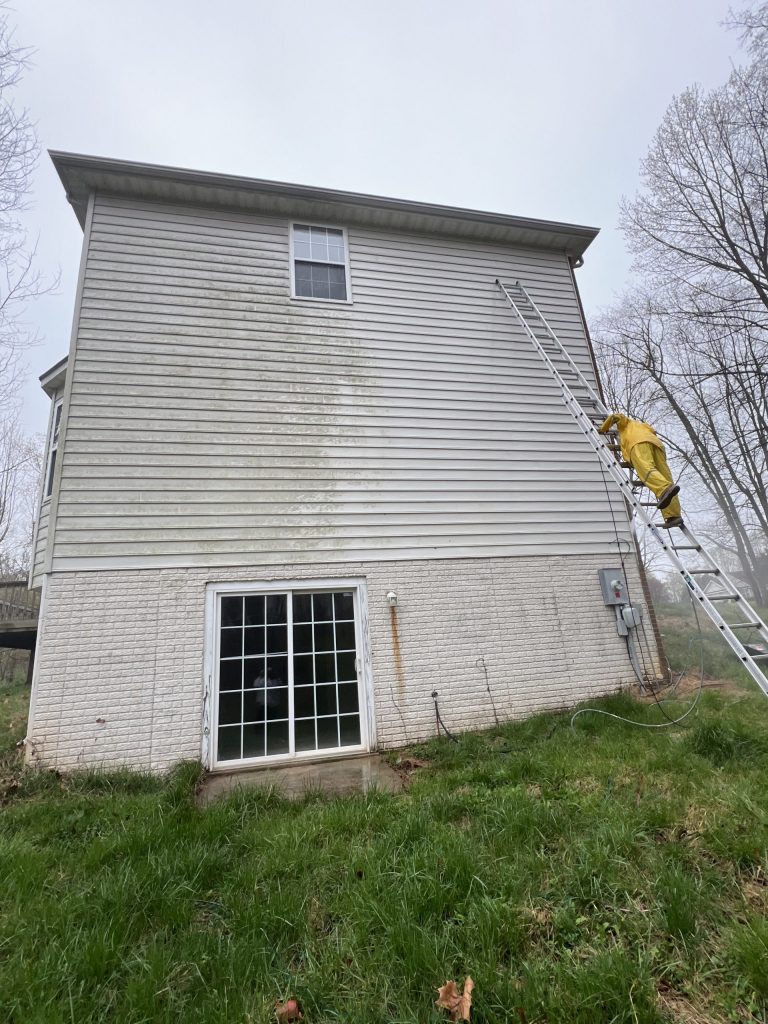 Vinyl Siding Power Wash in Fredericksburg, VA