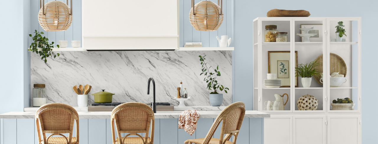 kitchen painted upward by sherwin williams color of the years 2024