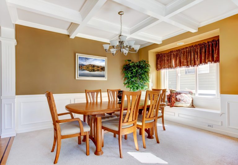 Brown & Open Dining Room