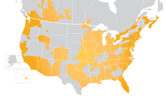 Certapro national account service area