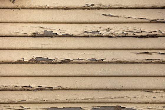 peeling paint