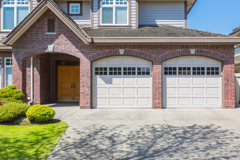 Exterior garage door painting