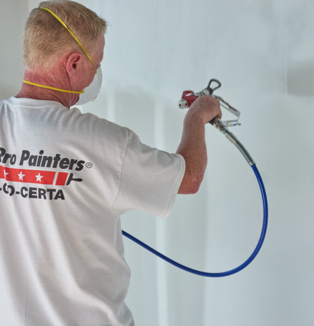 Industrial painting preparation and surface work