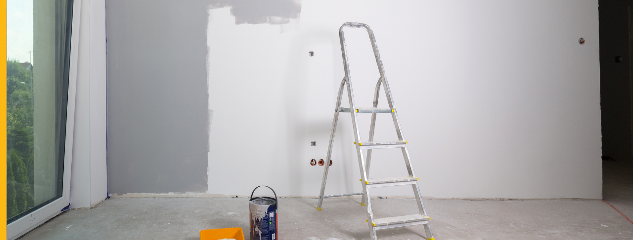 paint after new construction home