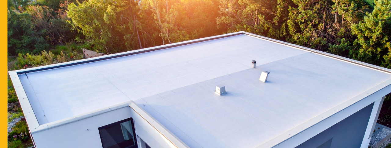 energy efficient paints on commercial roof
