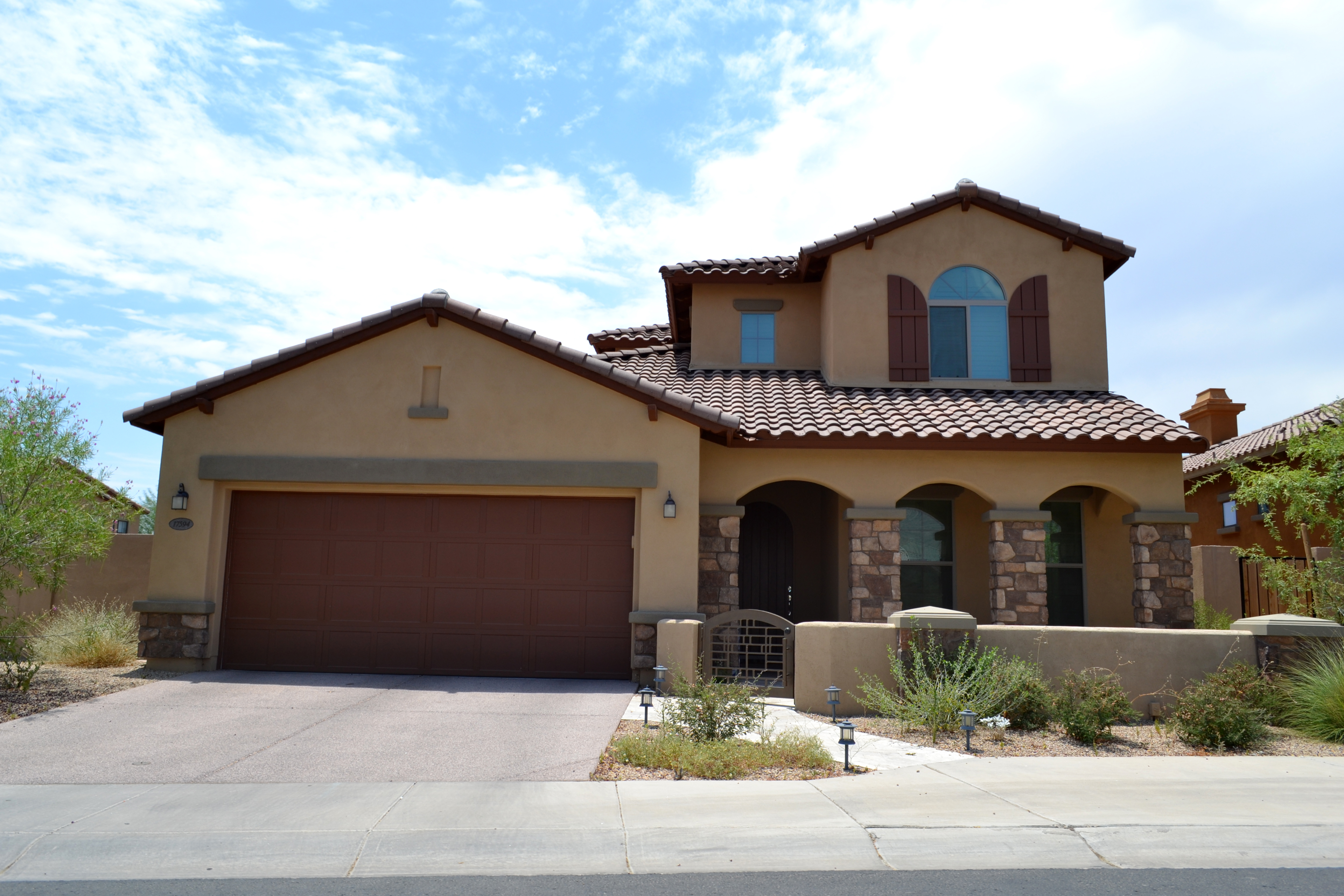 Stucco Brown Home