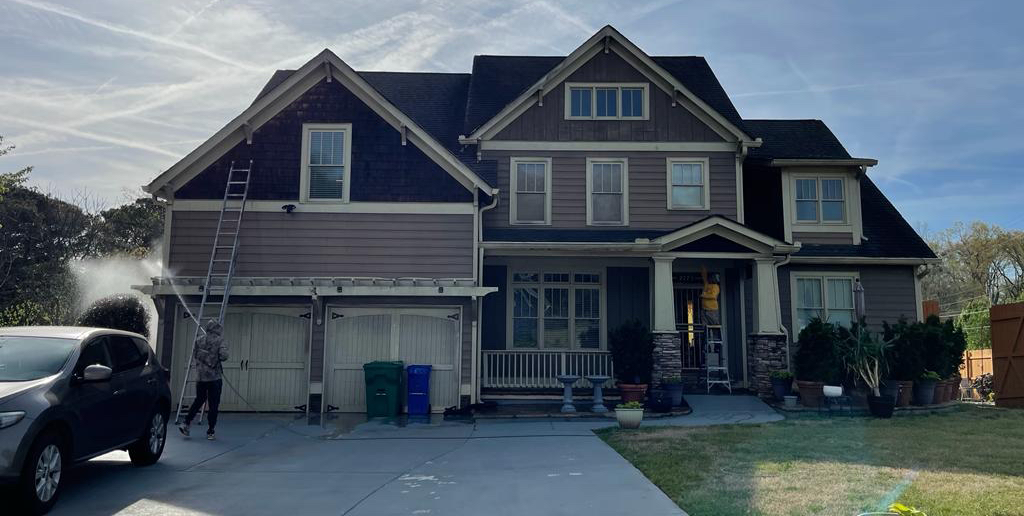 before house painting project in atlanta