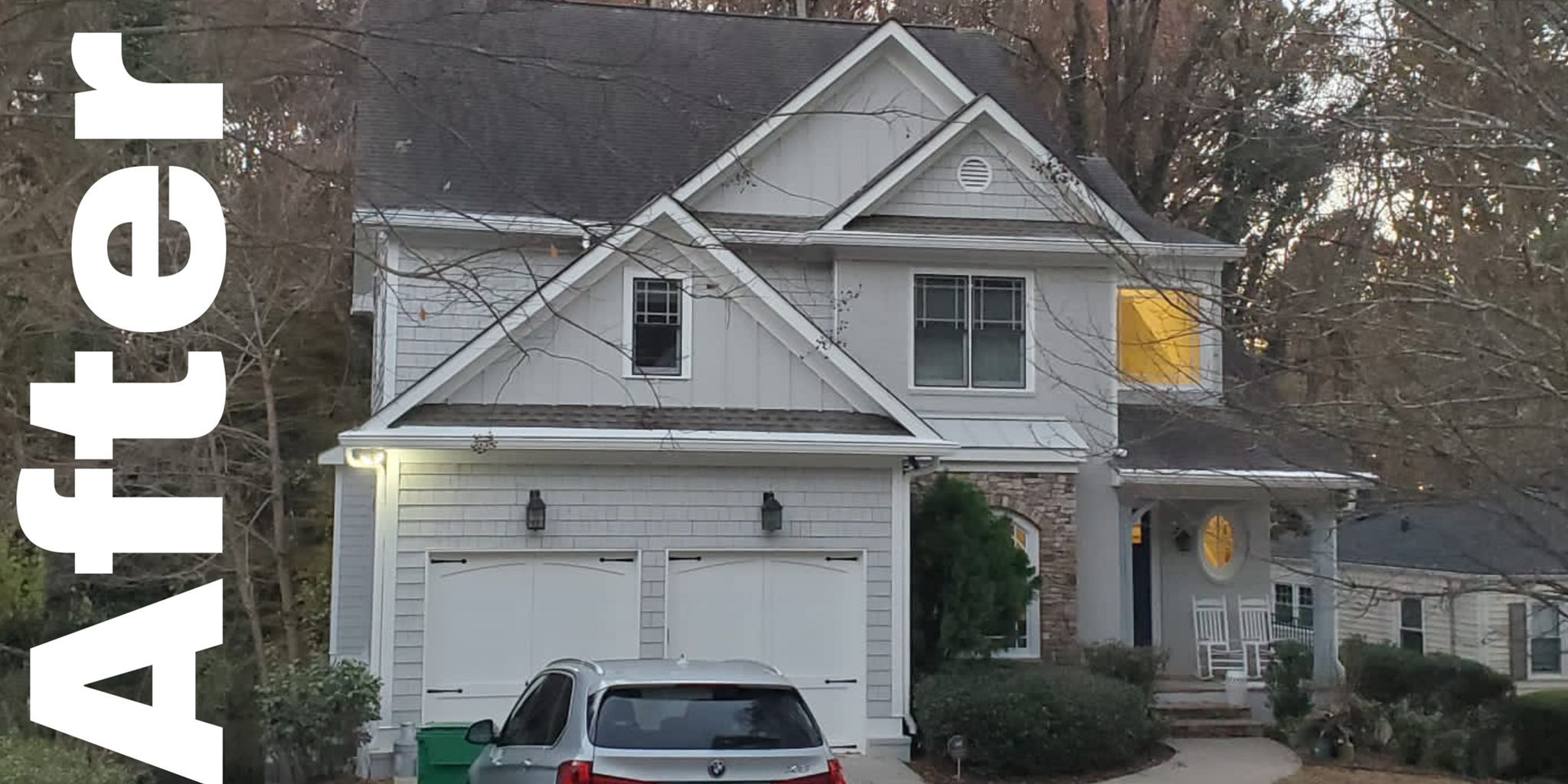after house painting project in atlanta