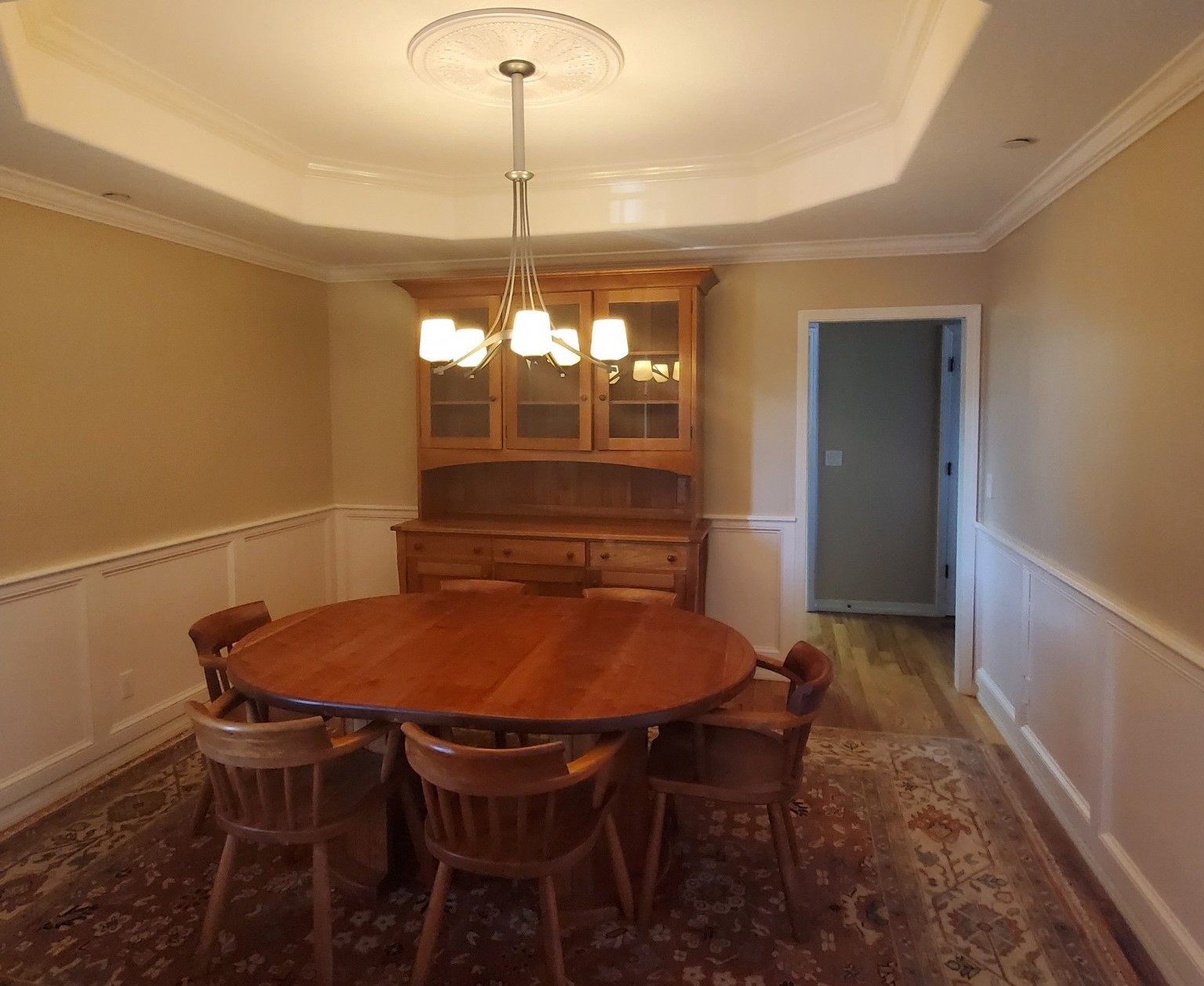 dining room interior after paint job castle rock