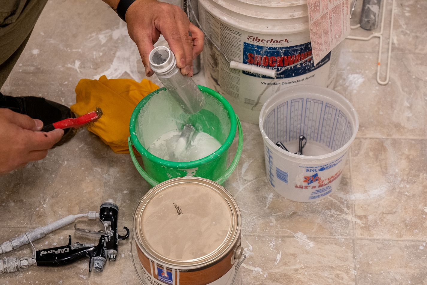 Paint or Stain is Applied to Doors