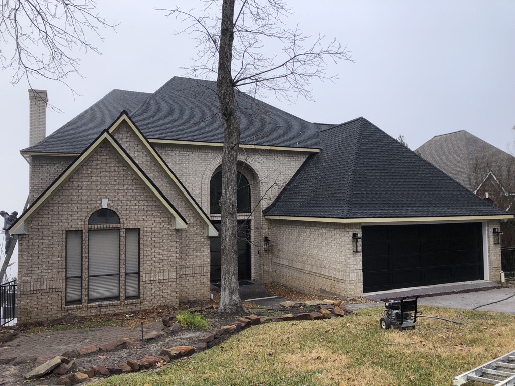 Exterior Brick Painting Before