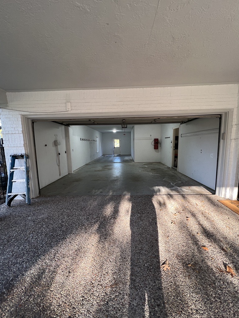 Garage Floor Coating & Interior Painting in SW7075 Web Gray Before