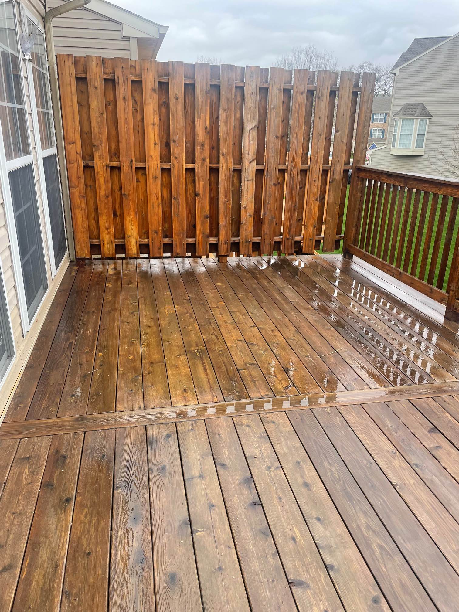 Deck Staining & Painting – Center Valley, PA Before