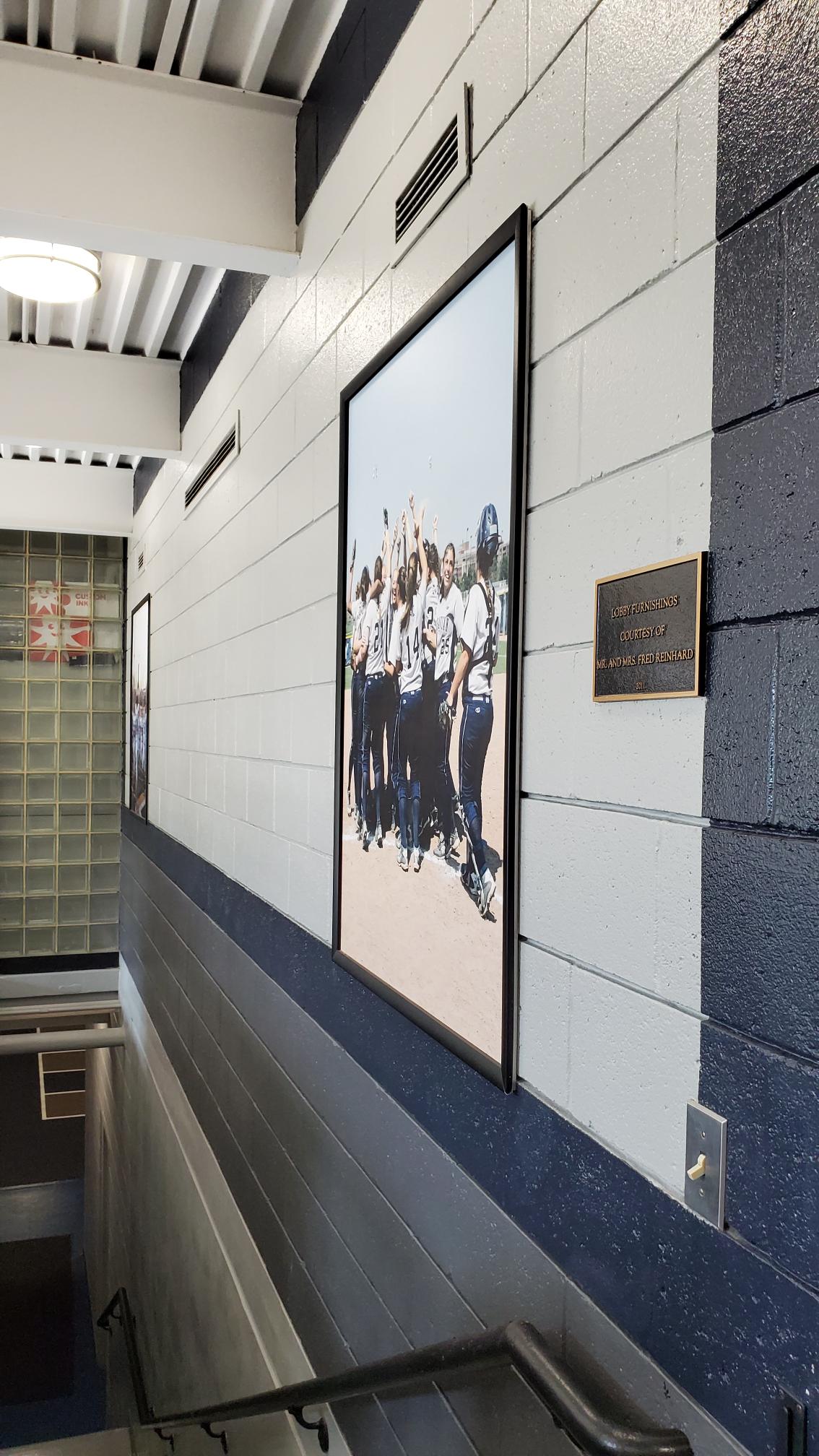 Completed commercial interior painting project at Moravian University Briedegam Hall - Angle 2