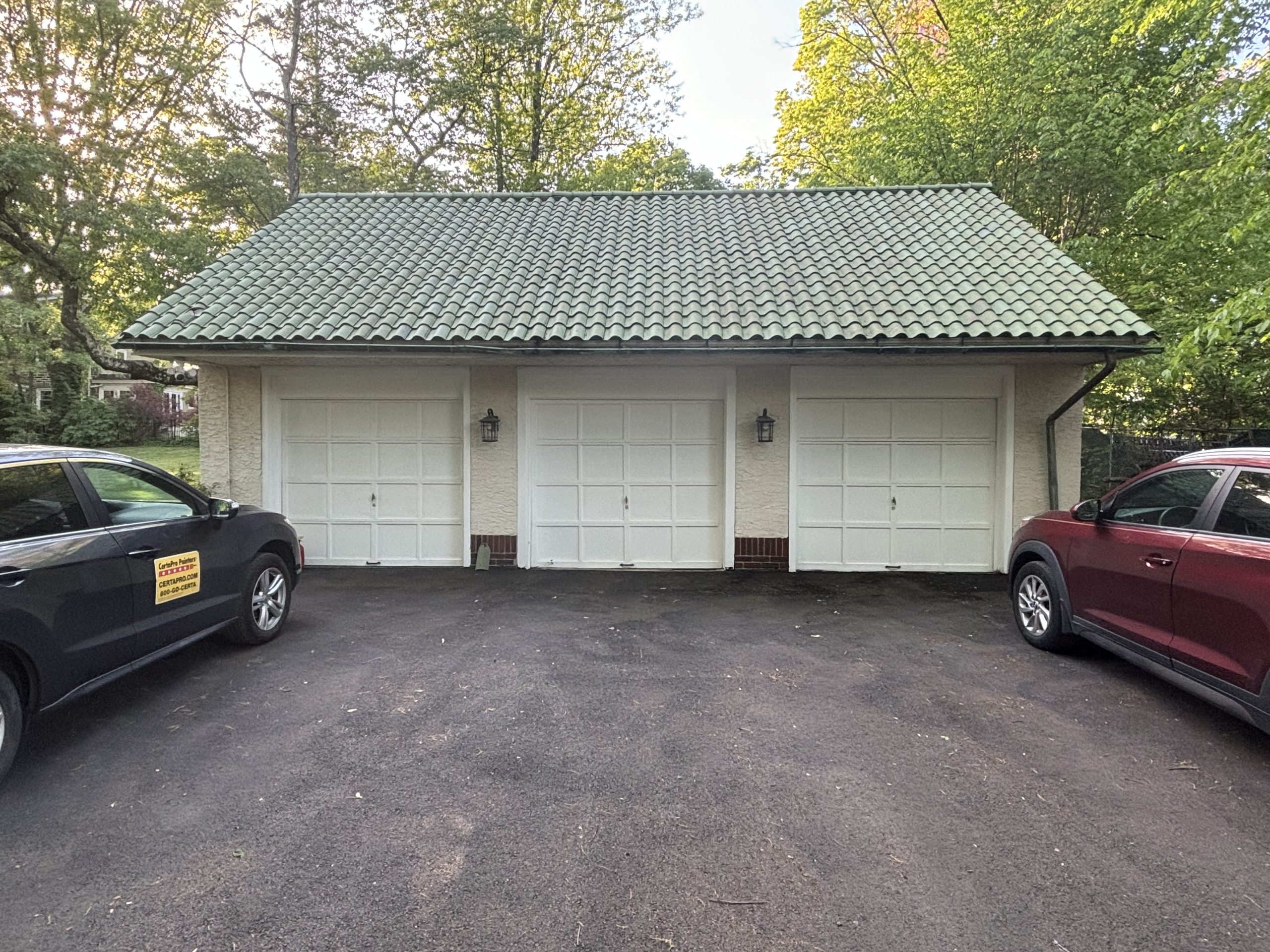 garage after