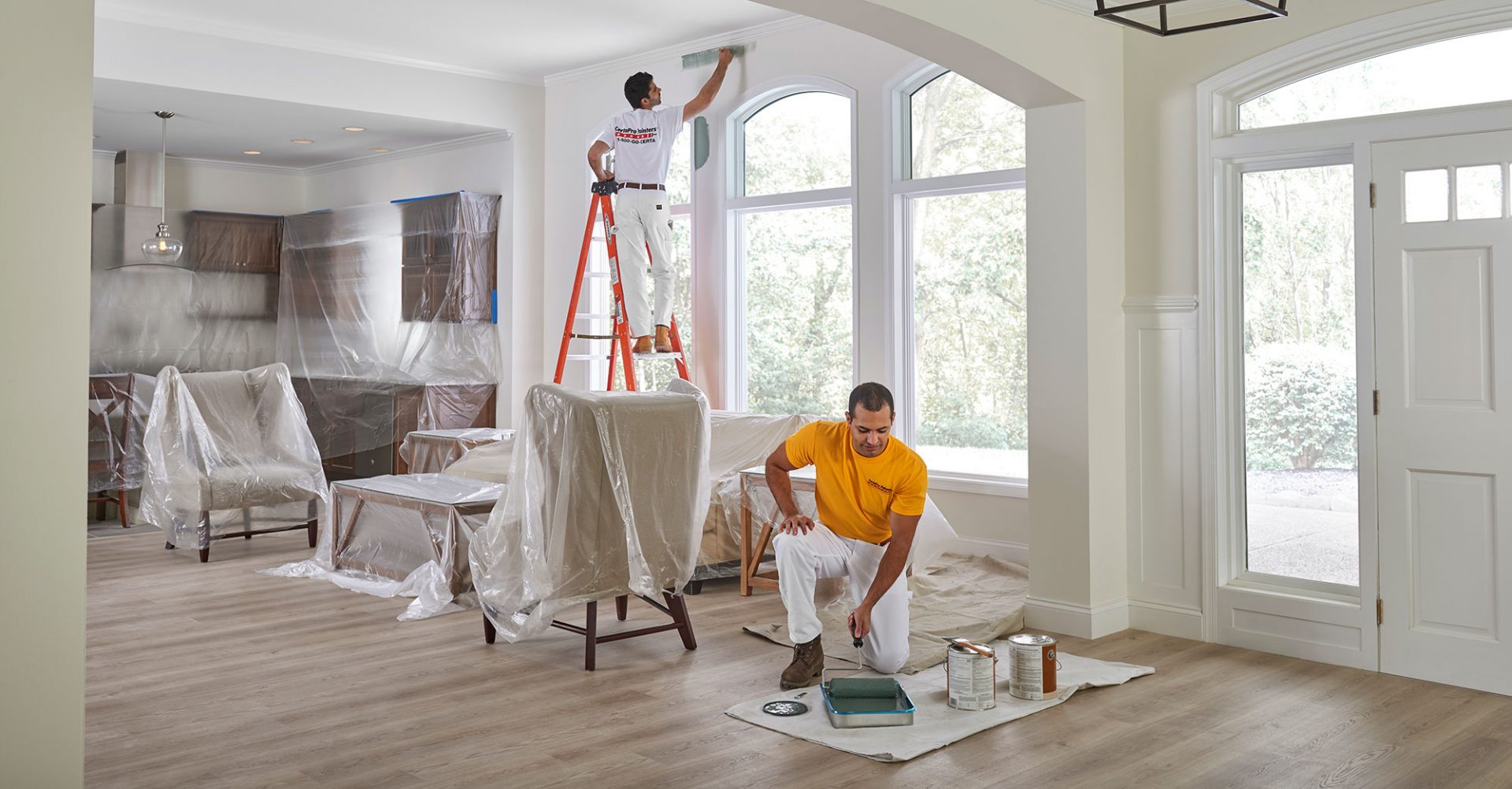 certapro team painting interior