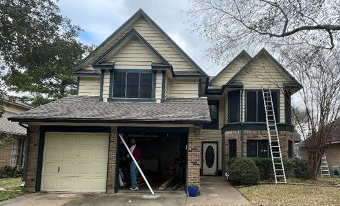 Houston Area Exterior Repainting Before