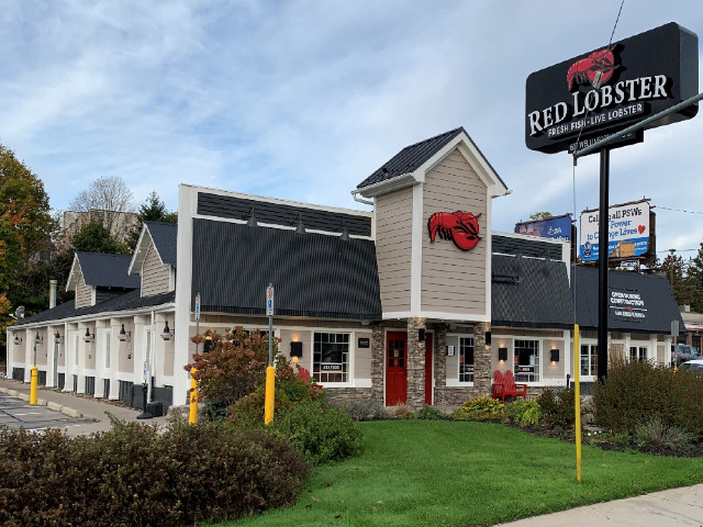 Red Lobster Painting After
