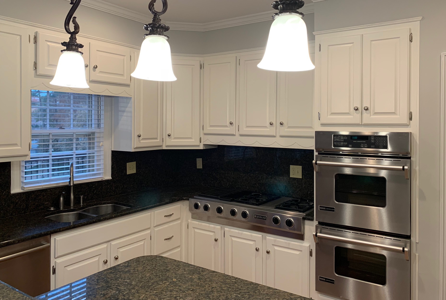 cabinet refinishing after