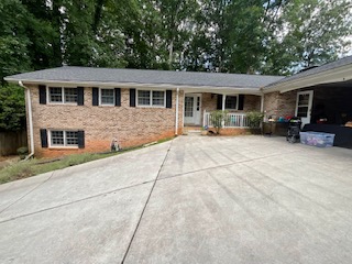 Before and After Brick Painting Before