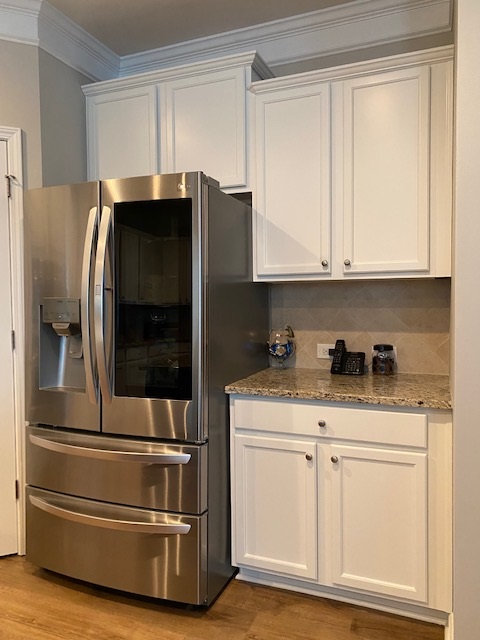 White Kitchen Cabinet Update After