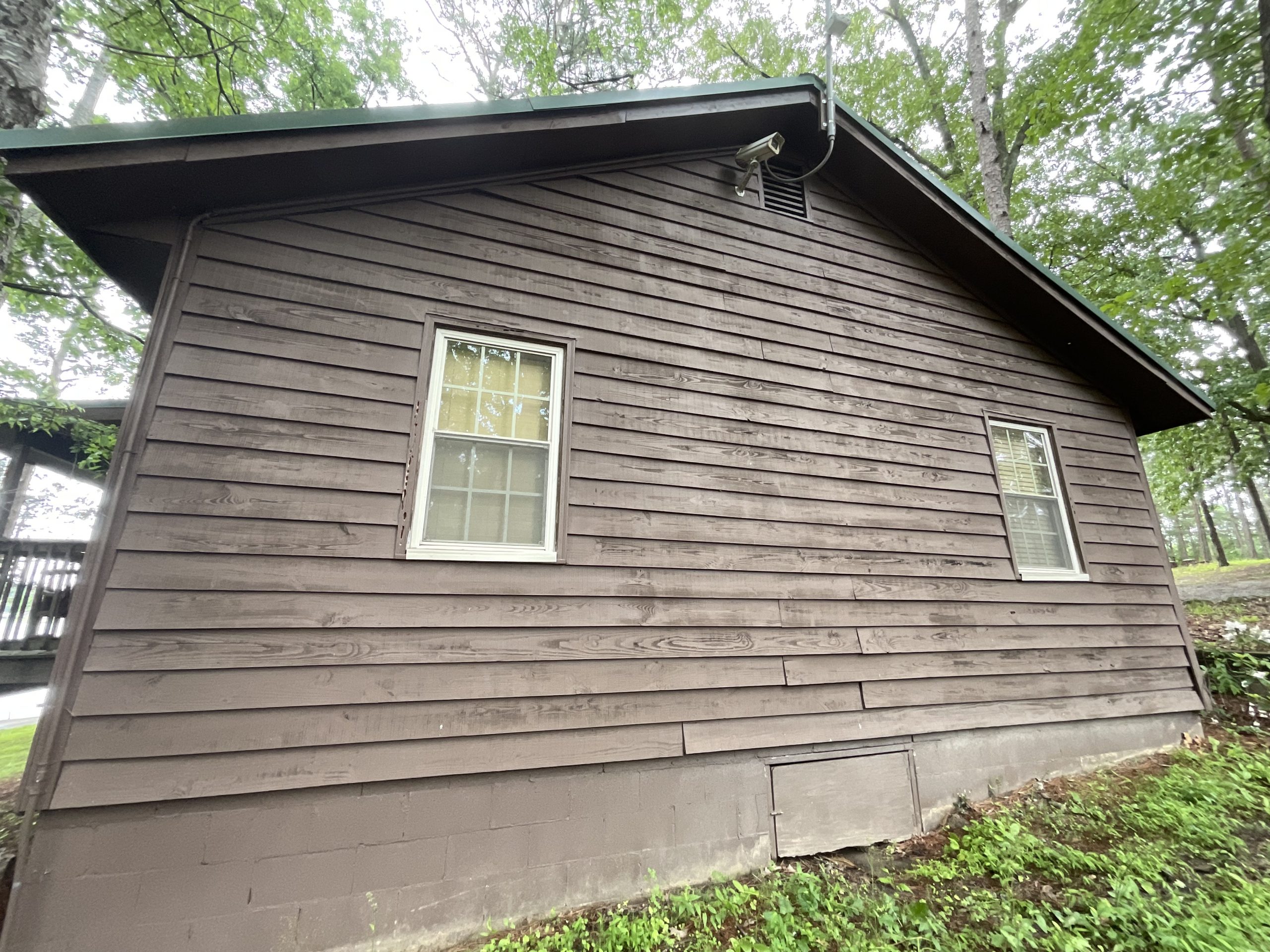 navy cabins after painting