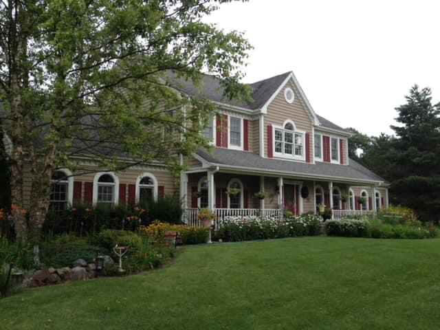 before painting image of crystal lake home