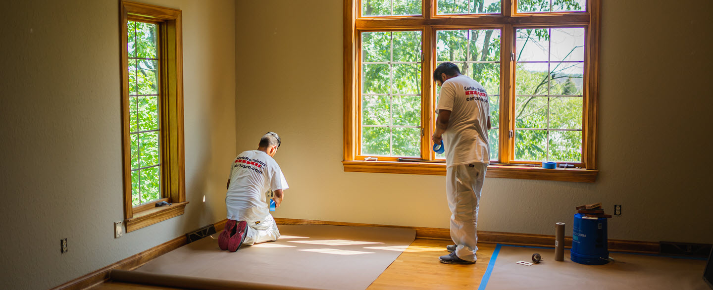interior painting by certapro team members
