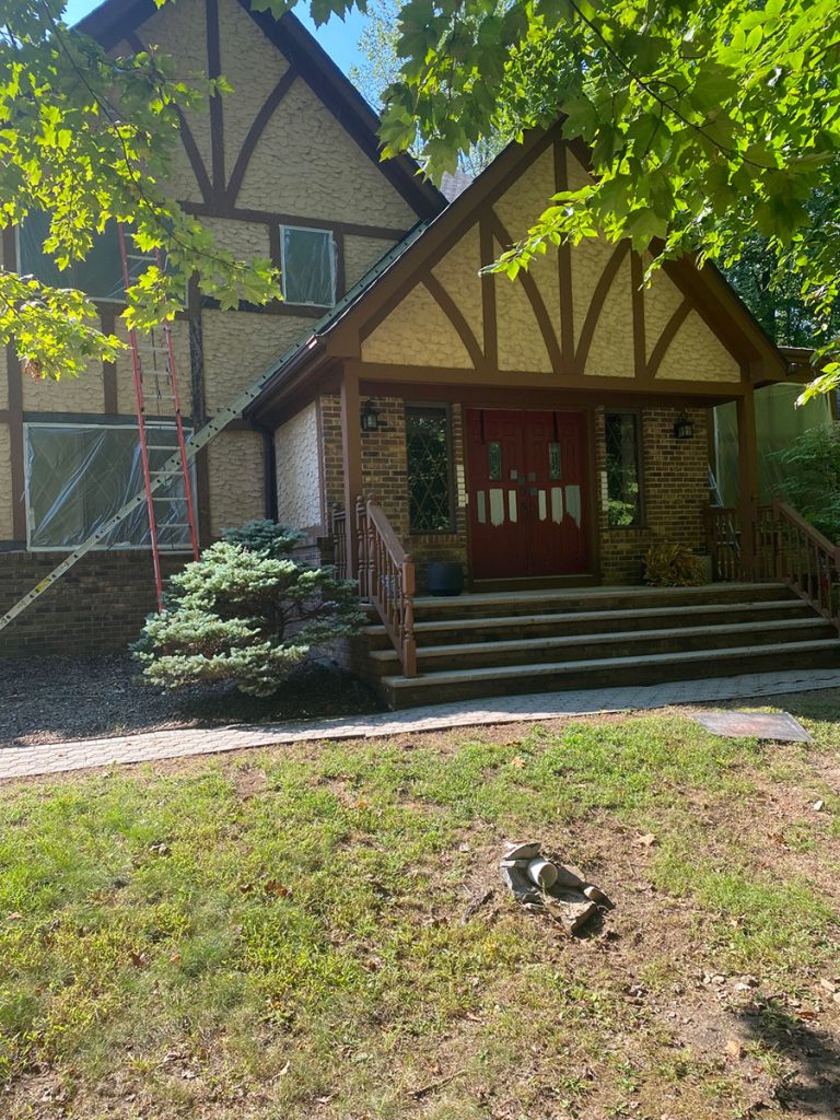 exterior house painting sparta, nj (before)