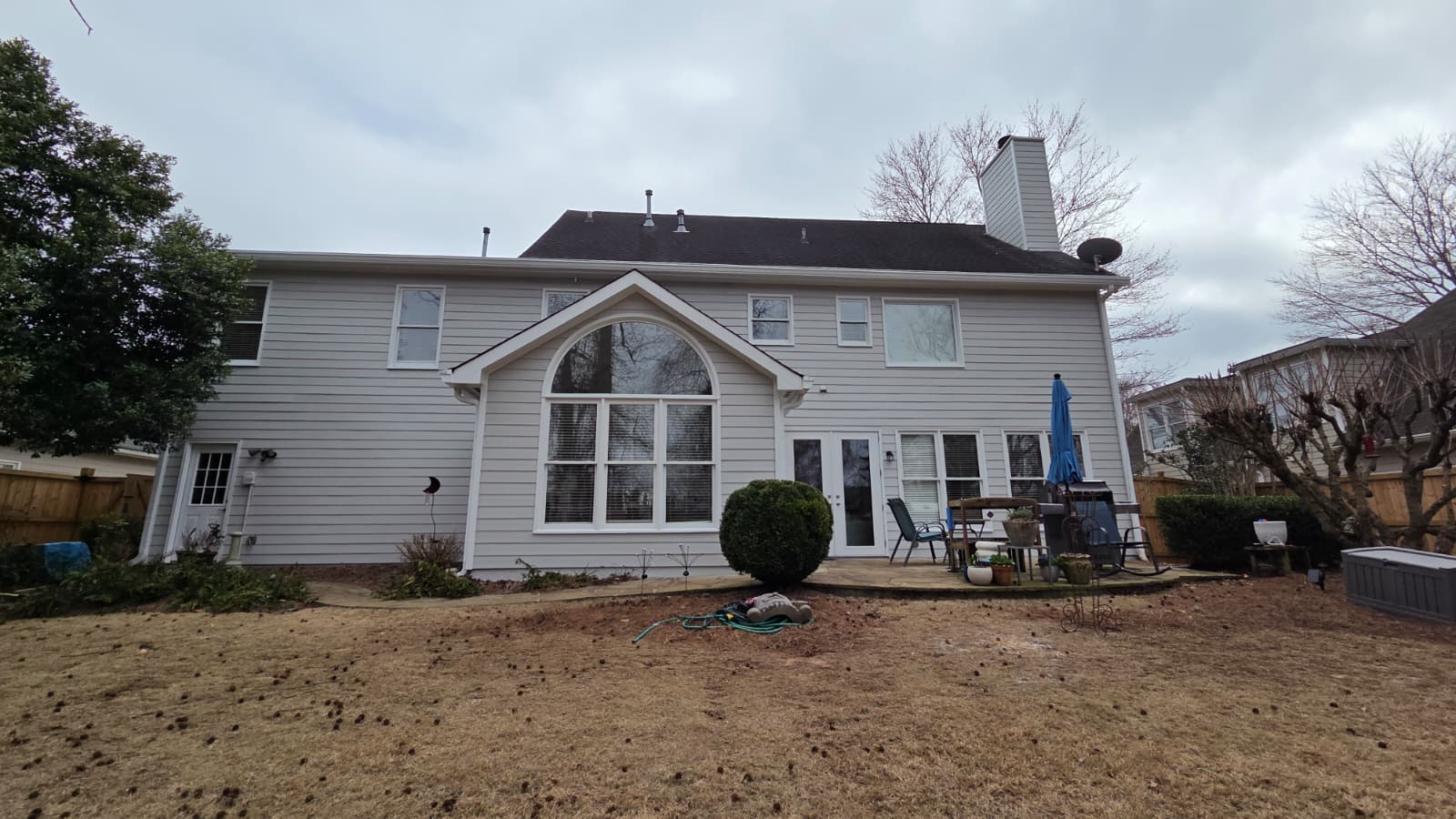 repainted den area of home in alpharetta