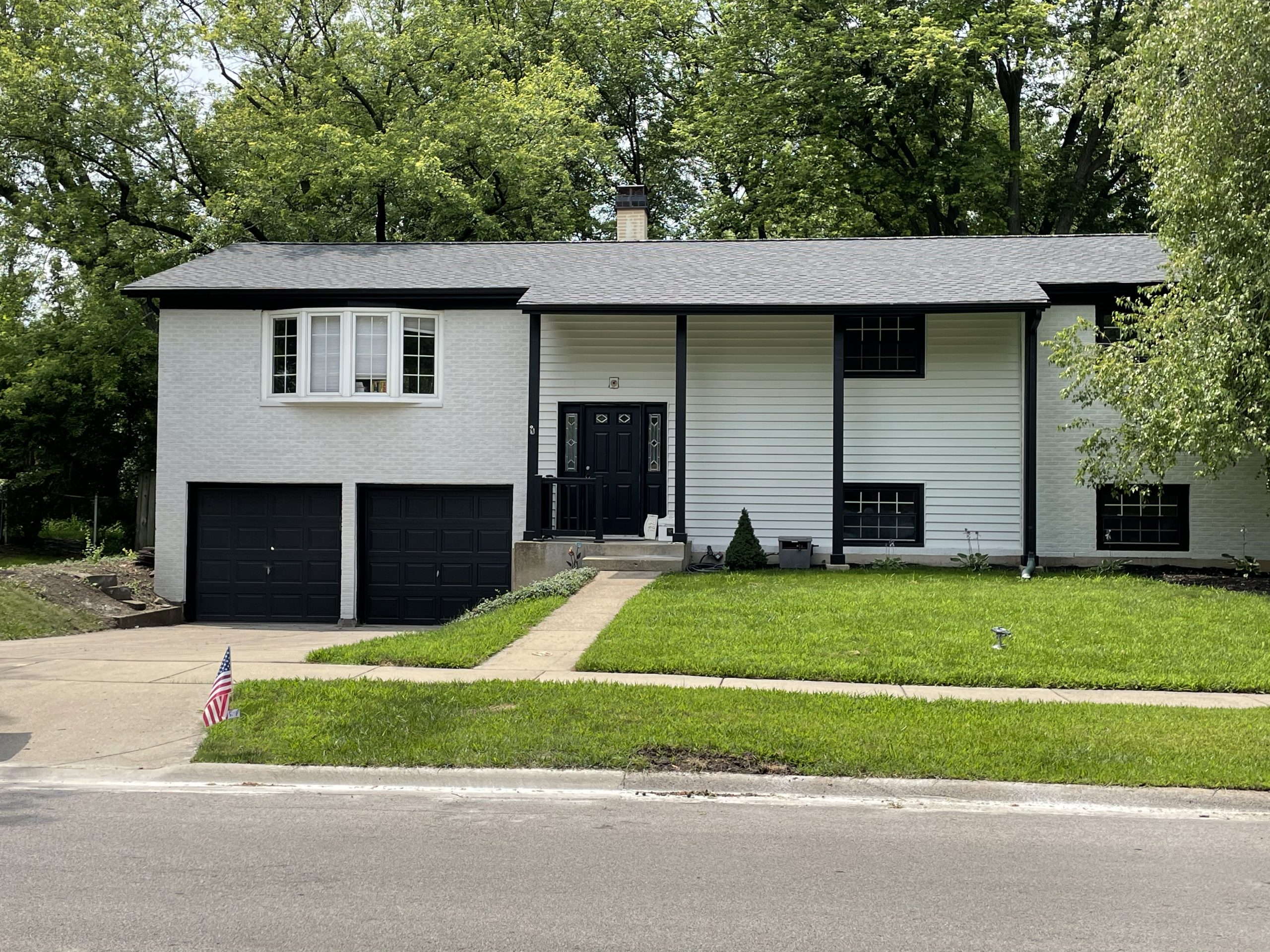 Exterior of house in Palatine, repainted by CertaPro.