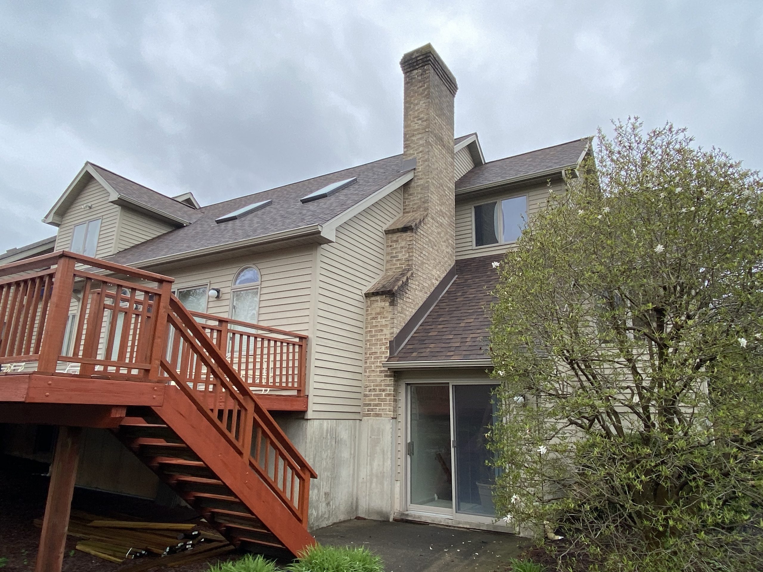 Wood Siding Painting After