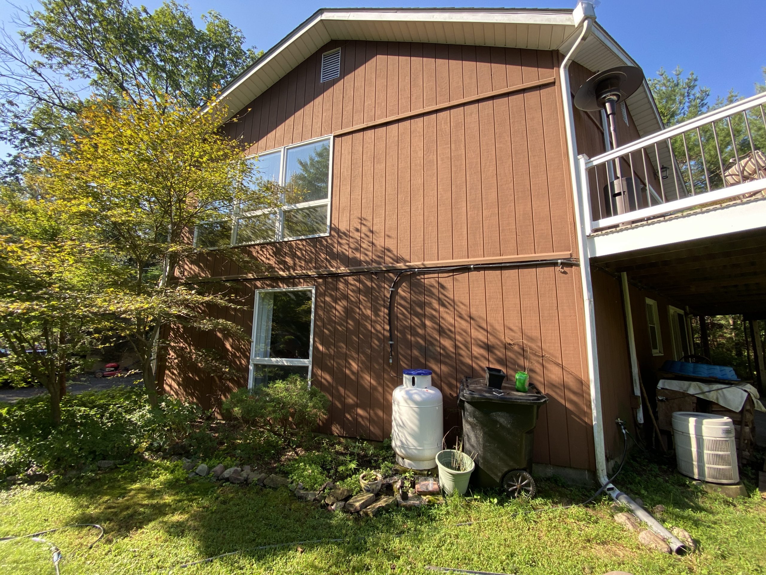 Wood Siding Painting Before