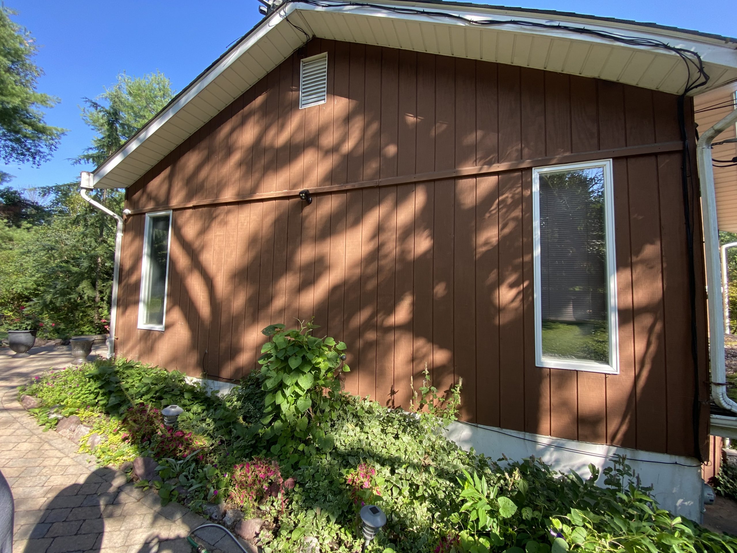 Wood Siding Painting Before