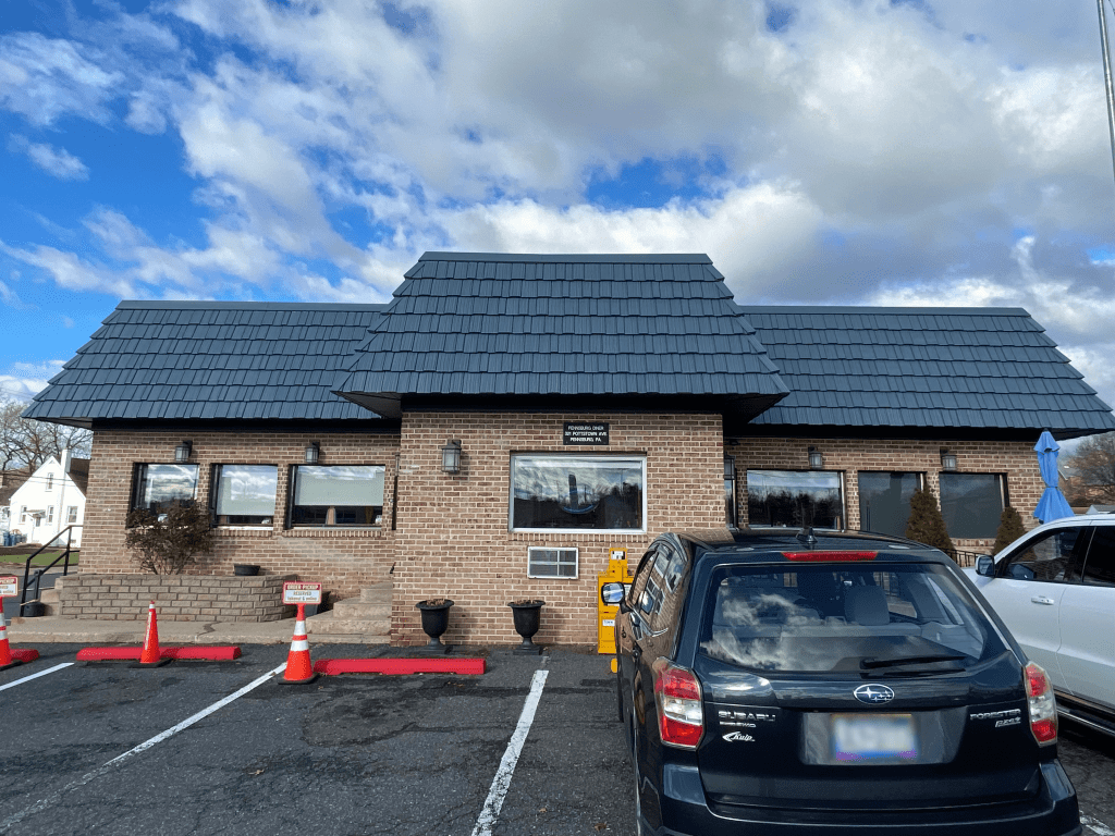 New Pennsburg Diner – Power Washing, Aluminum Siding Painting, Stucco Painting & Patching After