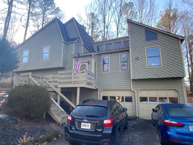 photo of home in marietta to be repainted