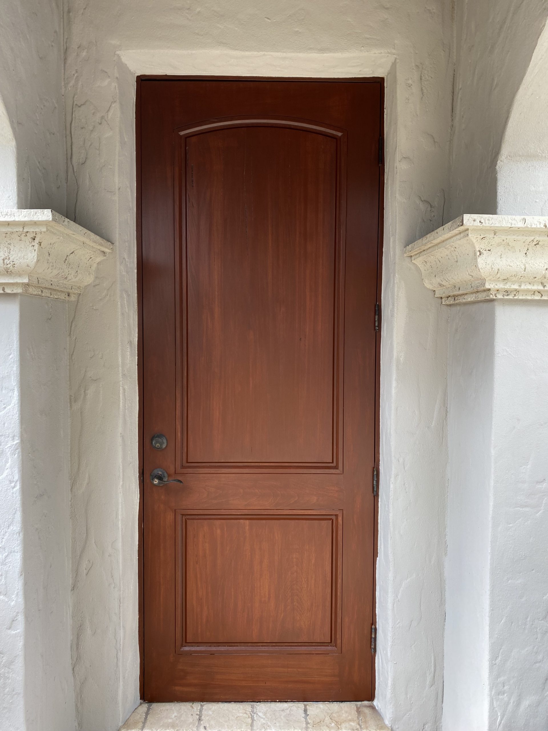 Door Staining After