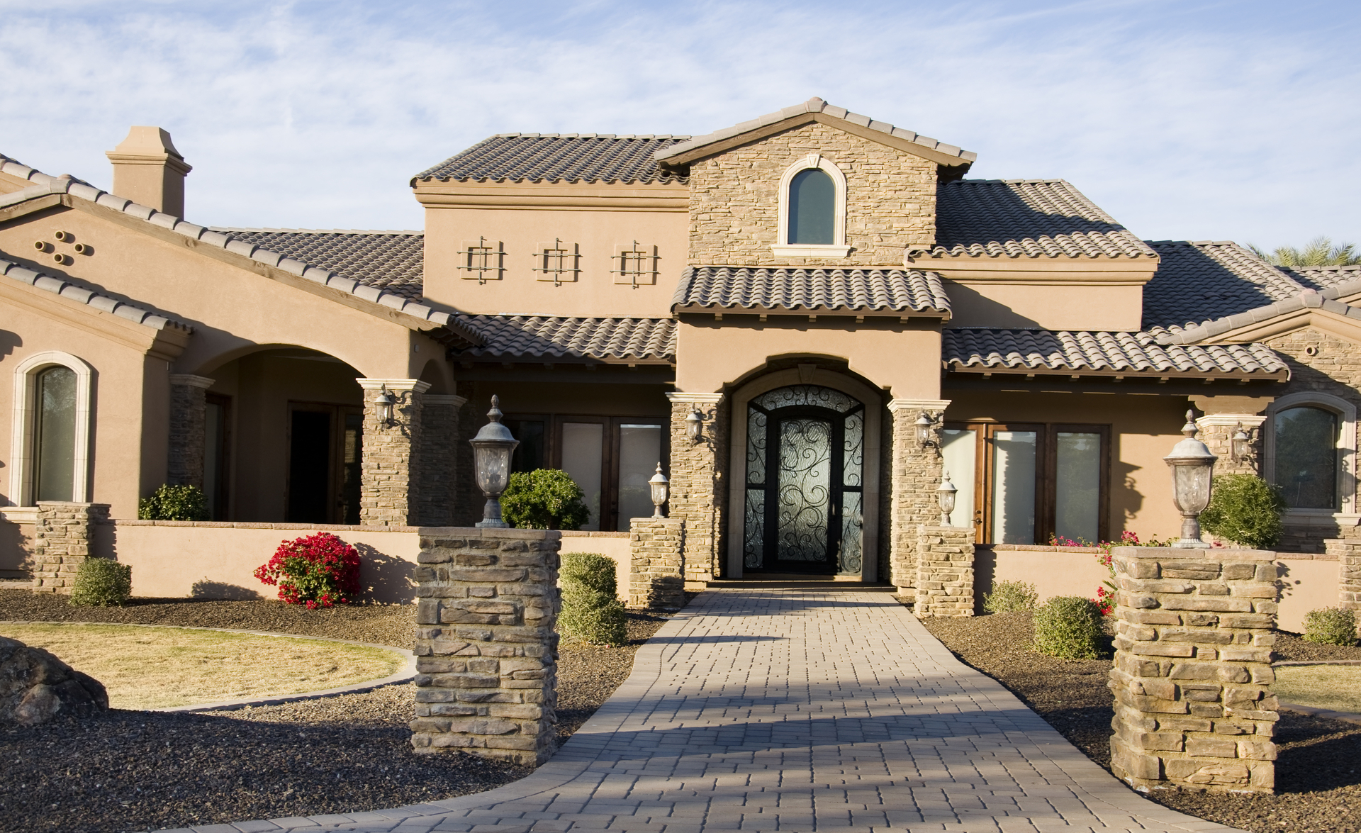 arizona home with beautiful front door