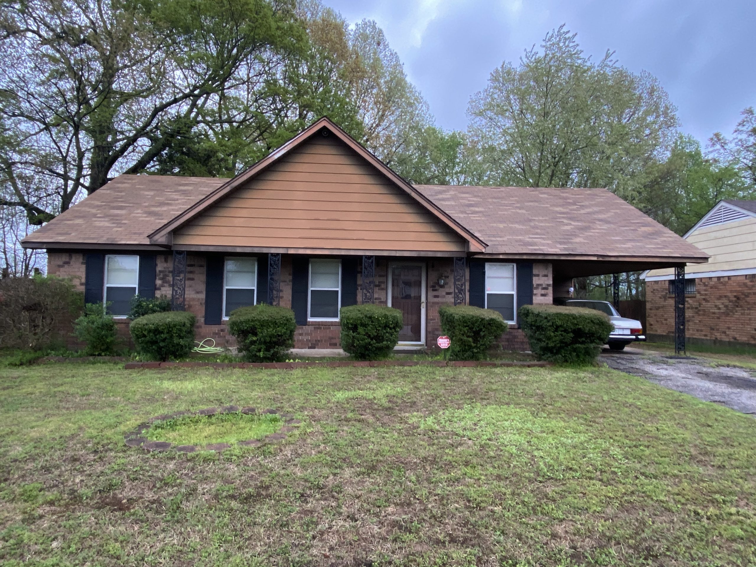 Before and After Residential Project in Memphis, TN Before