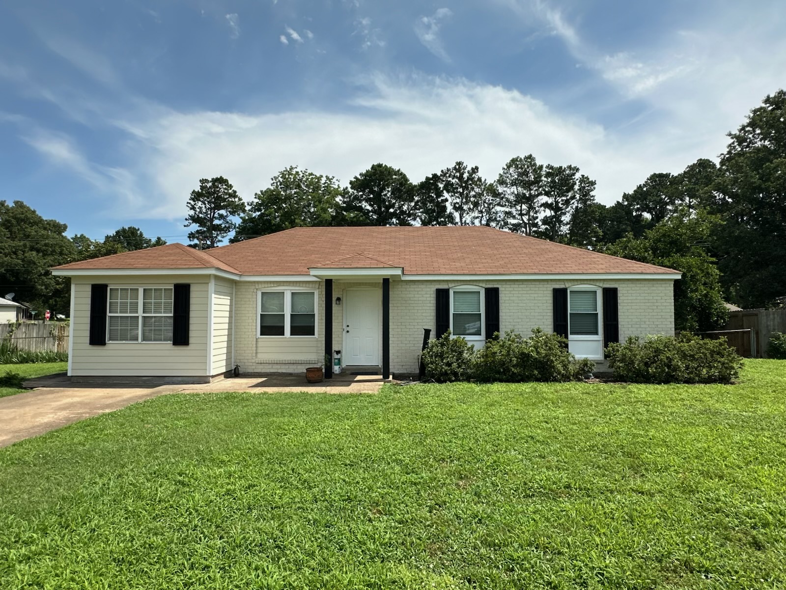 after home exterior paint project