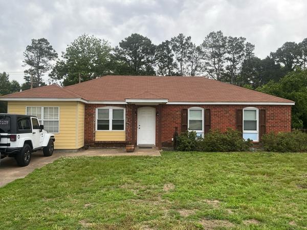 before home exterior paint project