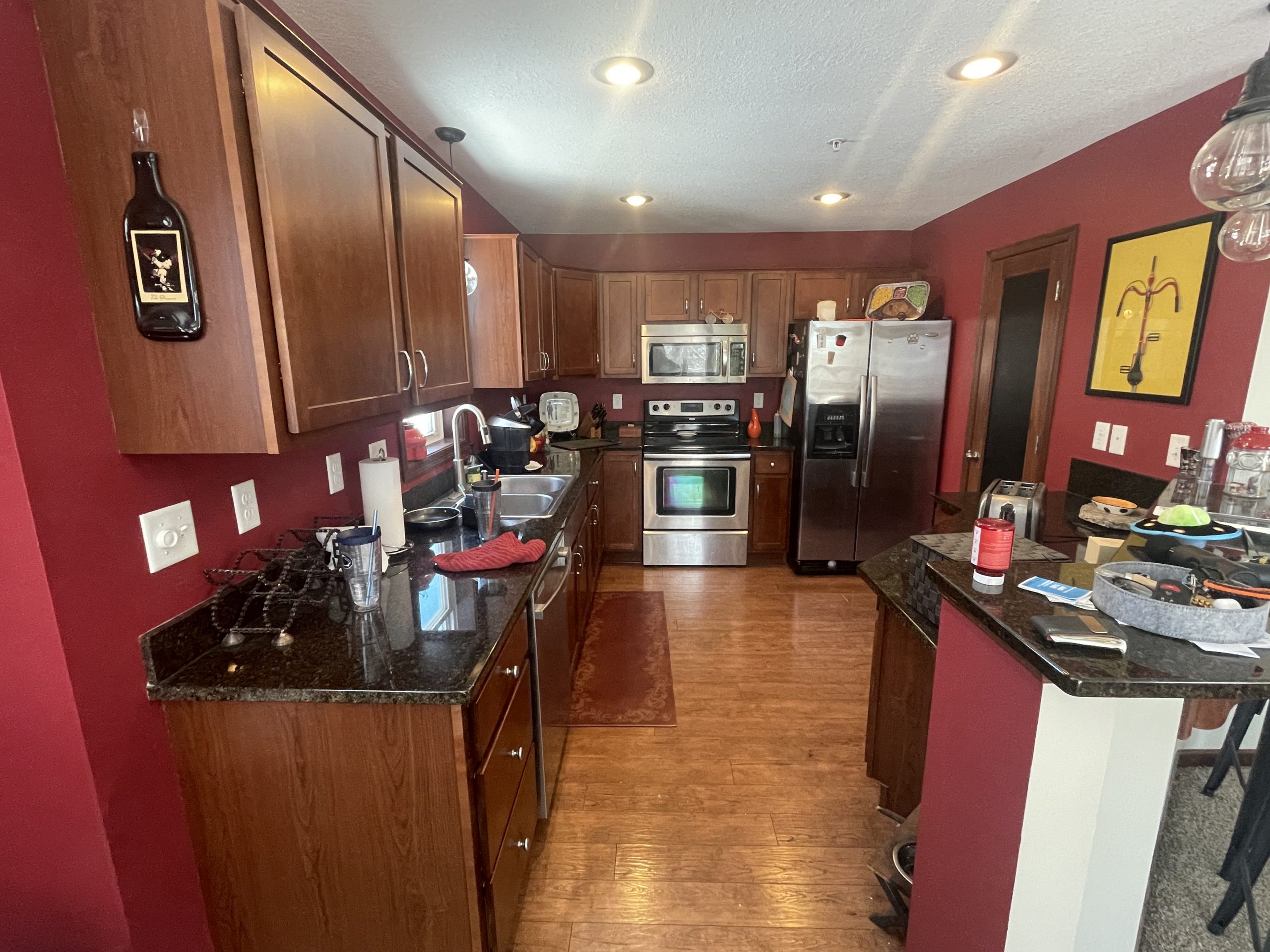 kitchen before painting