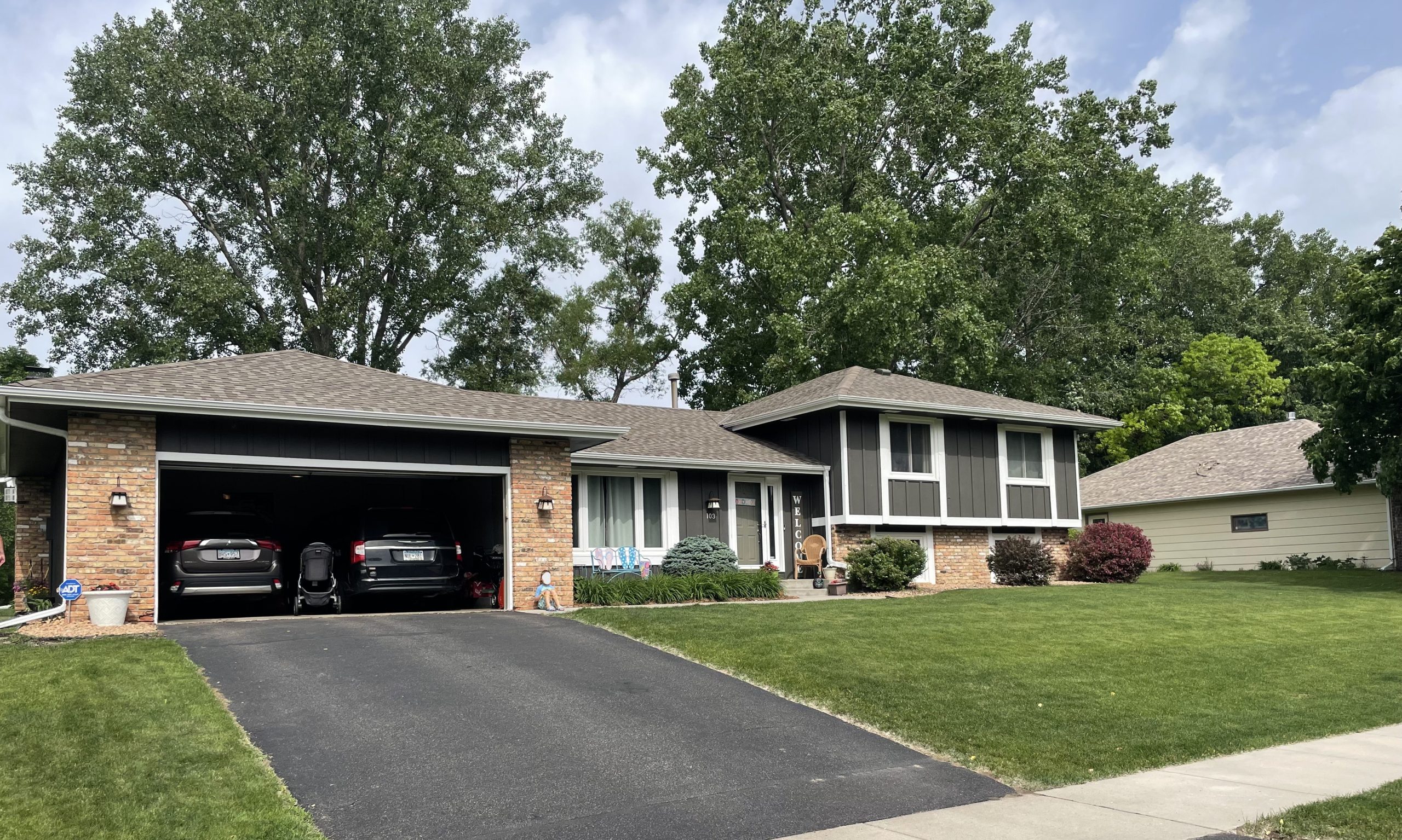 exterior after painting