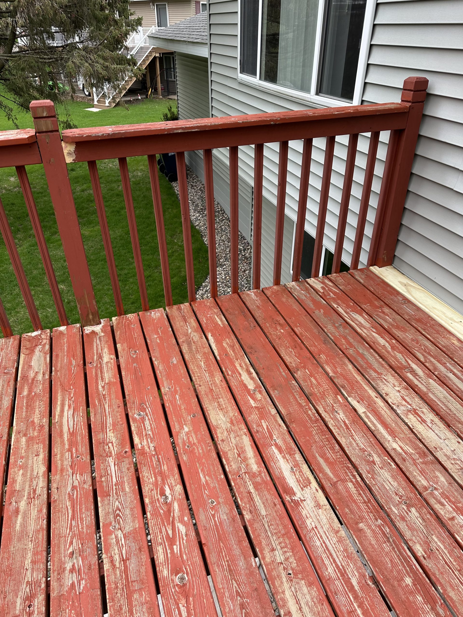 Eagan Deck Repaint Before