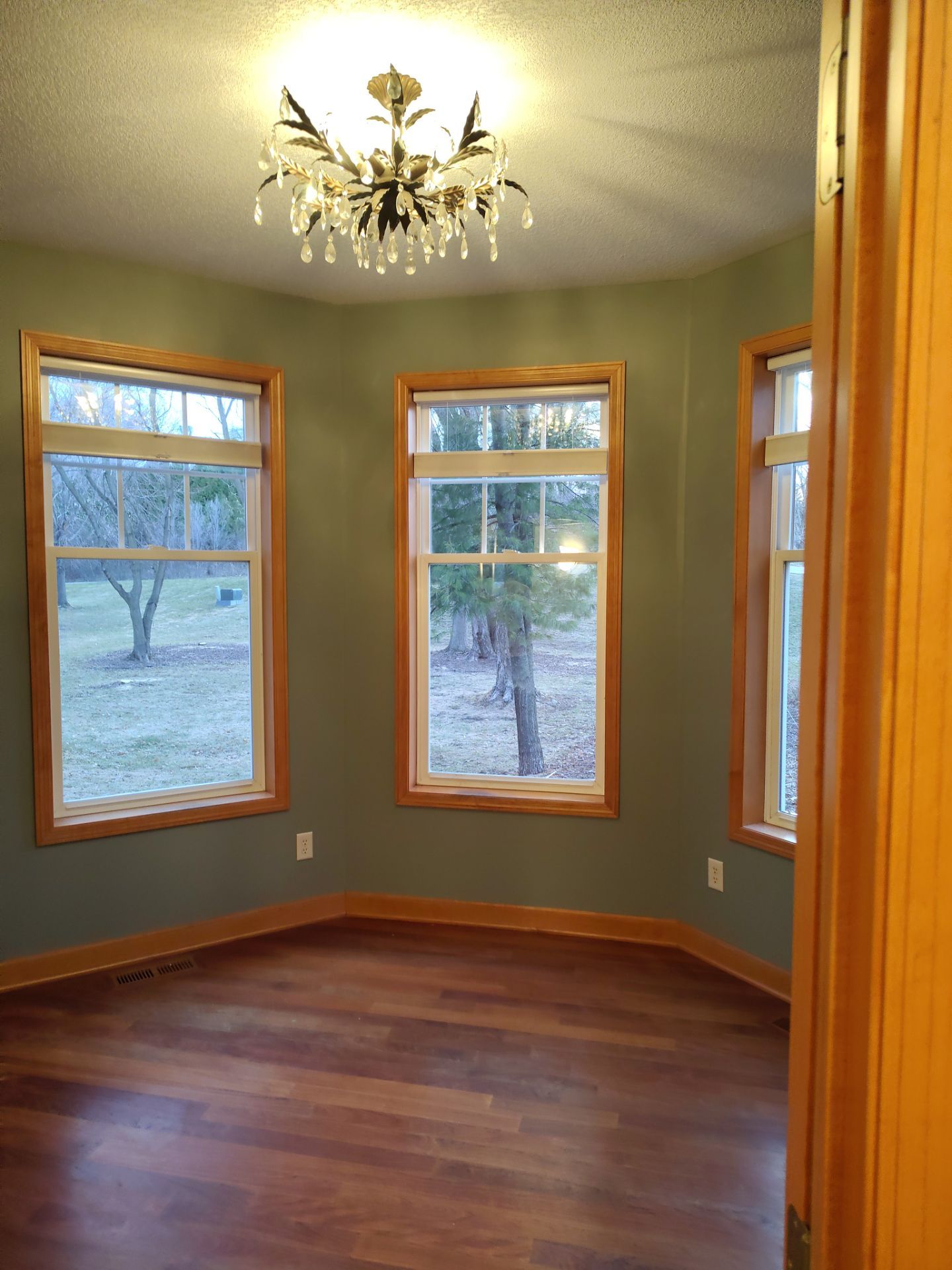 Sunroom Painting Before & After After